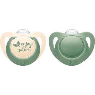 NUK for Nature sutteflaske silikone Grøn 18-36m