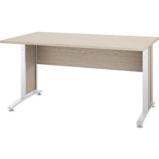 Tvilum Prima Komb. skrivebord - 150 cm - Eg struktur & hvid