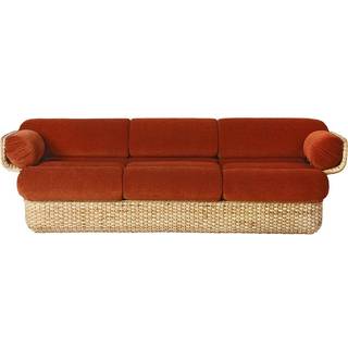 Gubi Basket 3-personers Sofa Rotting / - 3 personers sofaer Velour Belsuede Sp Fr 133 - 10110523