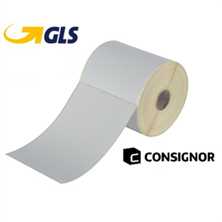 Termoetiket 100x150mm hvid 400stk