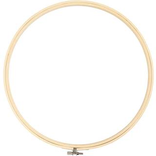 Broderiramme 30 cm - Holdbar træ med metalspænde