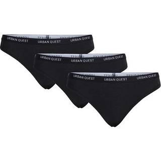 Bambus g-streng 3 pak - sort, XS