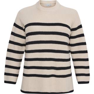 Kaffe Curve KCmilla Pullover - Natur - Str M - Damer