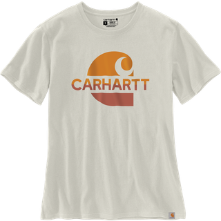 CARHARTT® LIGHTWEIGHT S/S T-SHIRT (WOMANS) MALT OFFWHITE SIZE XS