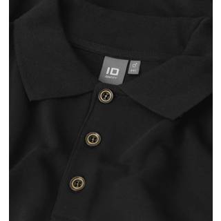 ID 0601 Polosweatshirt klassisk Sort L