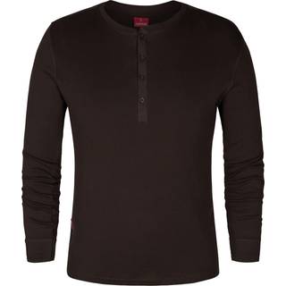 ENGEL Extend Grandad langærmet T-shirt Mokkabrun 9257-565 XS