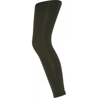 Capri Microfiber Leggings, Green, S/M