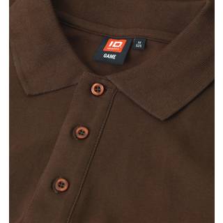 ID Stretch Herre Polo - Mocca - L