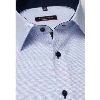 ETERNA Herren Hemd blau meliert