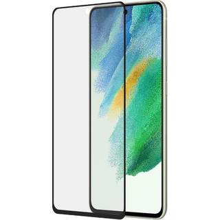 Samsung Galaxy S21 FE (5G) Safe By PanzerGlass® Edge-to-Edge Fit Skærmbeskyttelse - Case Friendly - Gold Strength - Gennemsigtig