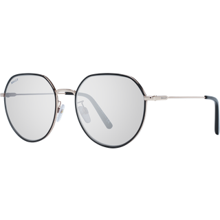 Bally BY0078-D Asian Fit 05C 56 Solbriller Mænd Black - Black On Silver - 56mm