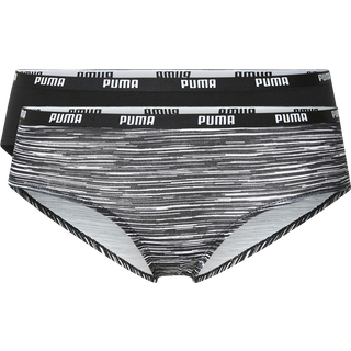 Puma 2-pak Women Printed Hipster - Black - Large * Kampagne *