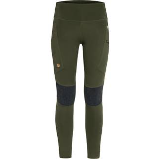 Fjällräven Women's Abisko Trekking Tights HD Leggings Damer størrelse S farve olivengrøn