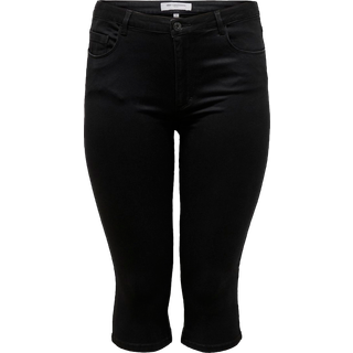 Caraugusta Høj Talje Skinny Fit Denim-shorts