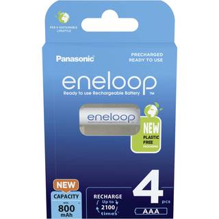Panasonic eneloop AAA Genopladelige batterier 4 stk. BK-4MCDE/4BE