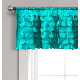 Lush Decor Blush Gigi Valance Textured Window Kitchen Curtain (16T004337)