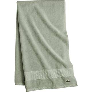Lacoste Heritage Supima Cotton Bath Towel Chalk 30 """" X 54 """"