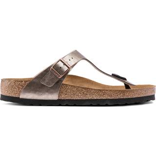 Birkenstock Birkenstock Taupe Brown Gizeh Birko Flor Sandals