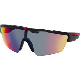 Prada Linea Rossa 0PS 03XS Sunglasses Blue/Red Mirror Lens