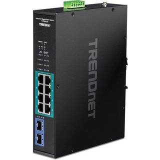 TRENDnet TI-PGM102 - switch - industrial - 10 ports - TAA Compliant