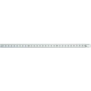 Lineal 30cm Stahl - Stahlgrau