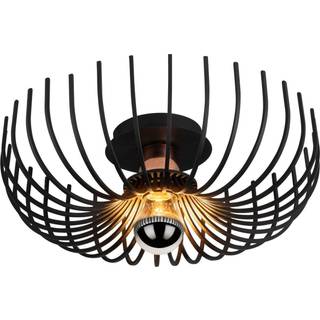 Loftlampe Aspendos N-641, sort, metal, Ø 36 cm