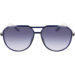 Calvin Klein Unisex CKJ22604S 400 Solbriller Injiceret Blå Blå Pilot Normal Skygge