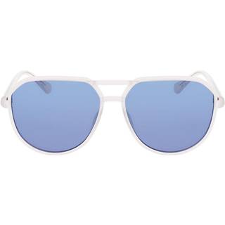 Calvin Klein Unisex CKJ22604S 971 Solbriller Injiceret Transparent Blå Pilot Normal