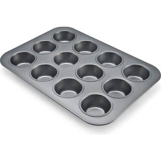 Chicago Metallic Commercial II Non-Stick 12-Cup Muffin Pan. Lav muffins cupcakes mini quiches ?gkopper og mere 15,8 L x 11,3 W x 1,5 timer;
