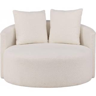 Kelso sofa 2-personers hvid fleece