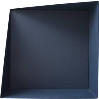 Please Wait to be Seated Wall Box Hylde Navy Blue