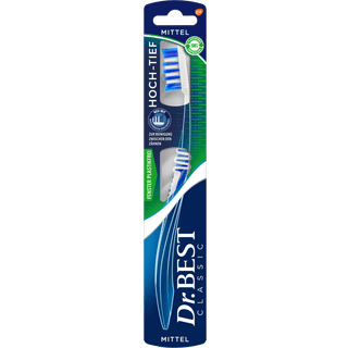 Dr. Best Tandbørste Classic Hoch-tief Medium