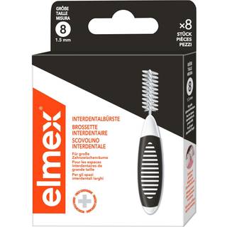 Elmex Mellemrumsbørster 8 stk. 1.5 mm ISO 8 SORT