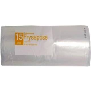Frysepose med skrivefelt 15L 40x60cm klar 50stk