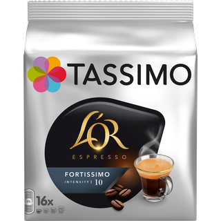 L&#39;OR Fortissimo - 16 kapsler til Tassimo