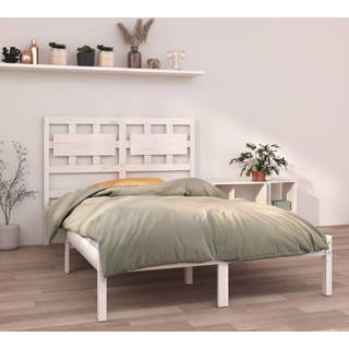 sengeramme 120x200 cm massivt træ hvid