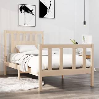 sengeramme 90x190 cm massivt træ
