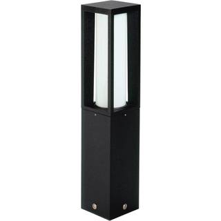 Moderne sokkellampe i aluminium 936 i sort