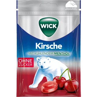 Wick Hustenbonbons Wildkirsche & Eukalyptus 72 g.