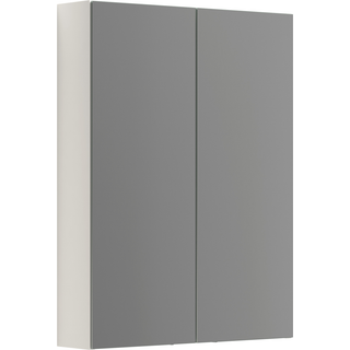 Scanbad Luna Style Spejlskab 80x60 cm m/2 låger - hvid mat