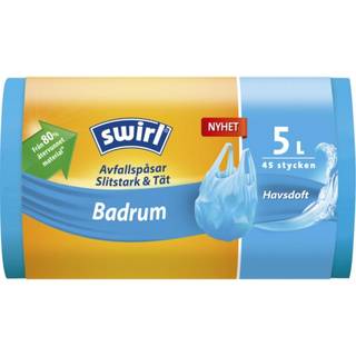SWIRL Swirl Affaldspose Badeværelse 5L, 45-pak 4008871215772