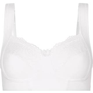 Swegmark Delight Cotton Soft Bra - White - F 100