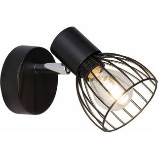 Væglampe Blacky Sort E14