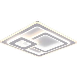 LED-loftslampe Mita med fjernbetjening, CCT, kantet