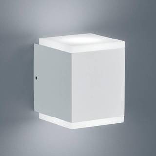 Helestra Kibo - udendørs LED-væglampe, mat hvid