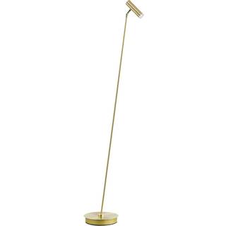 Tom LED-gulvlampe, kan dæmpes, messing