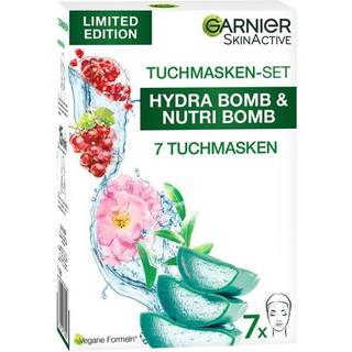 Garnier skinactive tuchmasken set hydra bomb & nutribomb limited edition 7 stk.