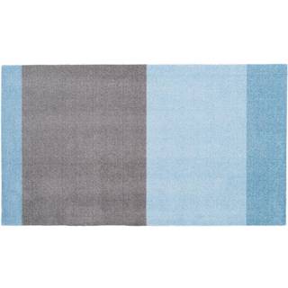 tica copenhagen Stripes by tica, horisontal, entrétæppe/løber Blue/steel grey, 67x120 cm