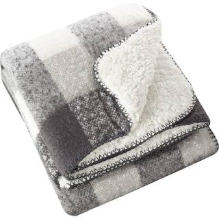 Saro Lifestyle TH209.GY5060 SEVAN COLLECTION FAUX MOHAIR DESIGN SHERPA CHAST TOPLEET GREY 50 """" X60 """"