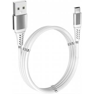 GADGETMONSTER Magnetisk USB-A-Micro USB-opladerkabel, 1 m